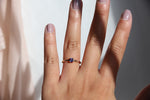 Stella | 4 mm Round Cut Birthstone Hidden Star Ring