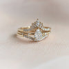 Aurora | Pear Cut Diamond Accented Ring