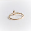 Aurora | Pear Cut Diamond Accented Ring