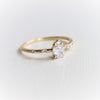 Aurora | Pear Cut Diamond Accented Ring