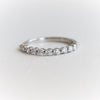 LUCIA | 11-Stone 1/3 ct. tw. Floating Diamond Wedding Ring - Emi Conner Jewelry 