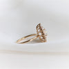 READY TO SHIP | 14k Victoria Oval Morganite Halo Ring