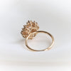 READY TO SHIP | 14k Victoria Oval Morganite Halo Ring