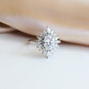 Lana | Oval Moissanite Halo Ring