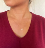 Joy | 5-Stone Arch Necklace in Pearl