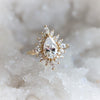 Lana | Pear Moissanite Halo Ring