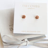 ROSE | 9K and 14K Rose Stud Earrings - Emi Conner Jewelry 
