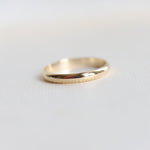 3 mm Half Round Wedding Band