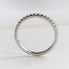 2 mm Pave' Set Diamond Wedding Ring