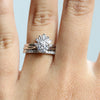 2 mm Pave' Set Diamond Wedding Ring
