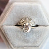 AVA | 8 x 6 mm Oval Moissanite® Dainty Cathedral Solitaire Ring - Emi Conner Jewelry 