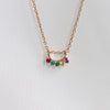 Joy | 5-Stone Arch Necklace in Love Is Love