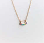 Joy | 5-Stone Arch Necklace in Love Is Love