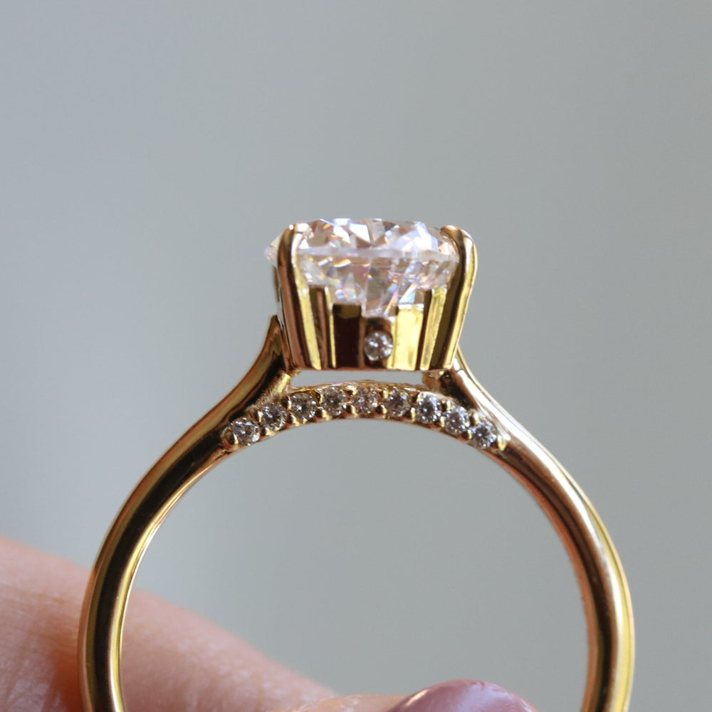 WYN Art Deco Lux | Round Solitaire Ring