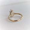 WYN Art Deco | Pear Solitaire Ring