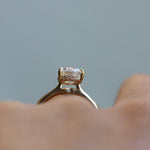 WYN Hidden Halo | Pear Solitaire Ring