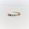 JOY | 5-Stone Cluster Band in Love Is Love Color