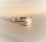 WYN Art Deco Lux | Cushion (Elongated) Solitaire Ring