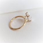 WYN Hidden Halo | Oval (Elongated) Solitaire Ring