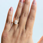 WYN Hidden Halo | Oval (Elongated) Solitaire Ring