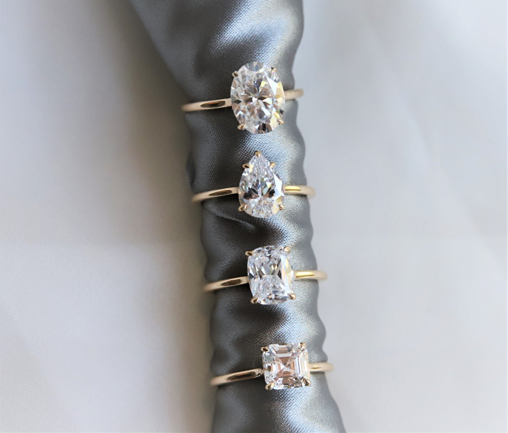 WYN Hidden Halo | Oval (Elongated) Solitaire Ring