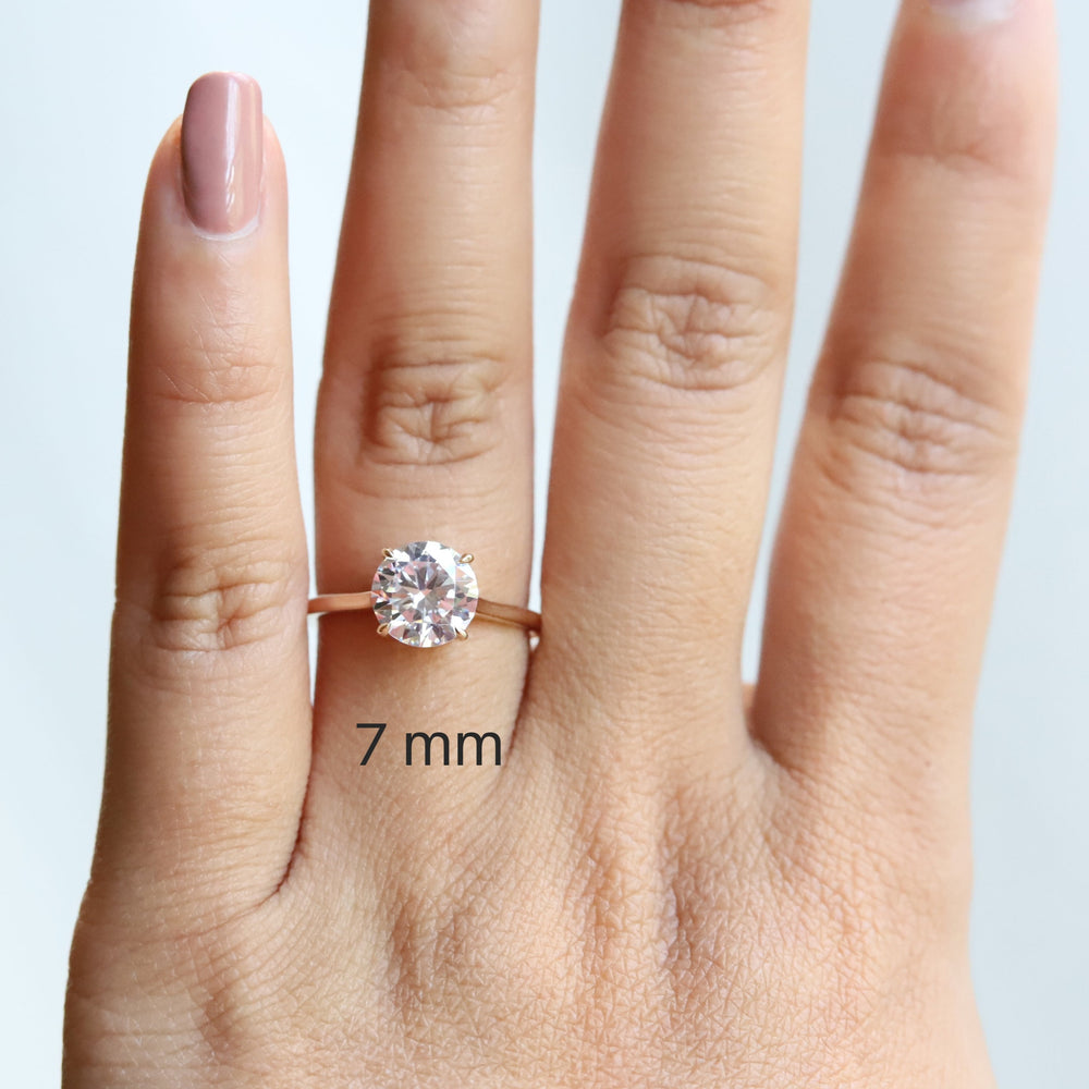 WYN Art Deco Lux | Round Solitaire Ring