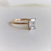 WYN Hidden Halo | Emerald Cut Solitaire Ring