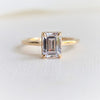 WYN Hidden Halo | Emerald Cut Solitaire Ring