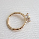 WYN Hidden Halo | Emerald Cut Solitaire Ring