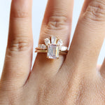WYN Hidden Halo | Emerald Cut Solitaire Ring