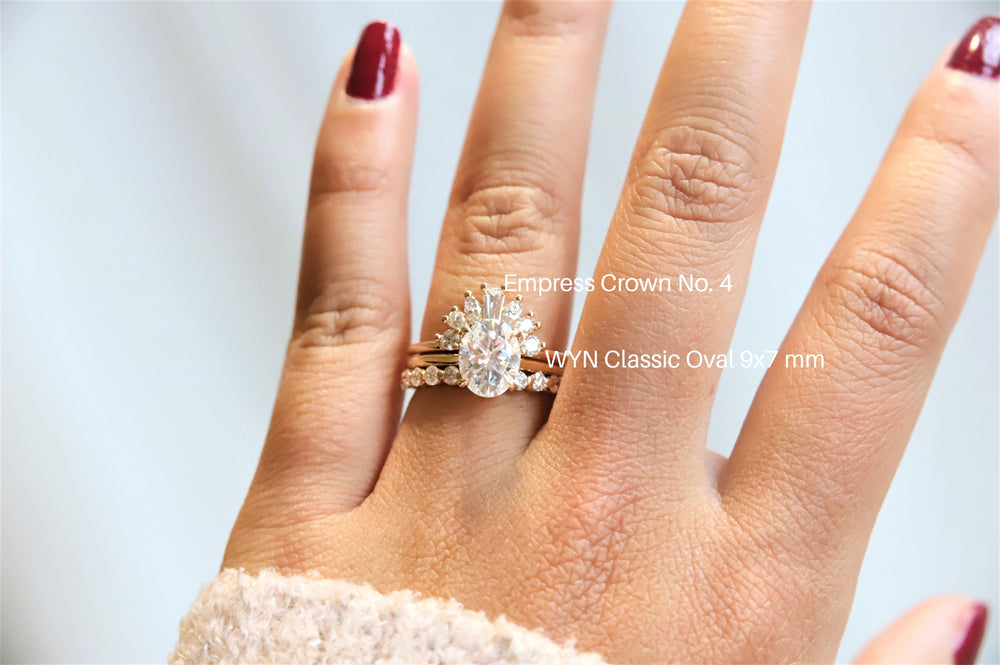 AVA | 1.5 ct. Oval Dainty Cathedral Solitaire Ring