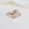 AVA | 1.5 ct. Oval Dainty Cathedral Solitaire Ring