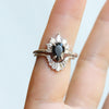 Ophelia XL | Pear Black Onyx & Diamond
