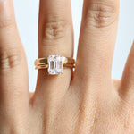 3 mm Beveled Edge Wedding Band