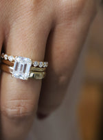 3 mm Beveled Edge Wedding Band