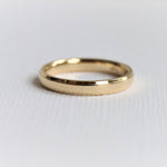 3 mm Beveled Edge Wedding Band