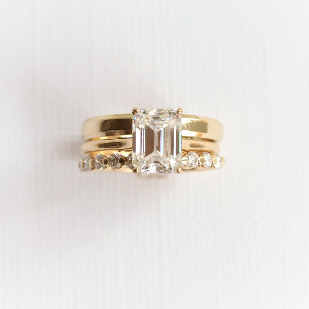 3 mm Beveled Edge Wedding Band
