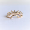 JOY | 5-Stone Double Arch Band in Pearl