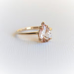 WYN Classic | Pear Morganite Solitaire Ring