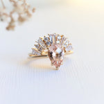 WYN Classic | Pear Morganite Solitaire Ring