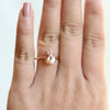 WYN Classic | Pear Morganite Solitaire Ring