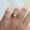 WYN Classic | Pear Morganite Solitaire Ring