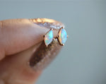 Diana | 14K Marquise Opal Stud Earrings - Emi Conner Jewelry 