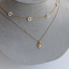 Peony No.2 | 14K Freshwater Pearl & Peony Necklace