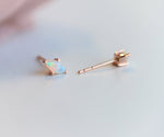 Diana | 14K Marquise Opal Stud Earrings - Emi Conner Jewelry 