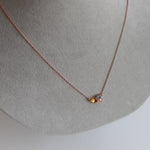 Bella | Citrine & Blue Topaz Cluster Necklace