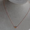 Bella | Citrine & Blue Topaz Cluster Necklace