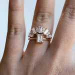 Carolyne | 0.5 ct. Emerald-Shaped Ring (Step Cut)