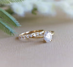 AVA | 1 ct. Oval Dainty Cathedral Solitaire Ring