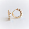 14K Freshwater Cultured Pearl 14 mm Hoop Earrings - Emi Conner Jewelry 